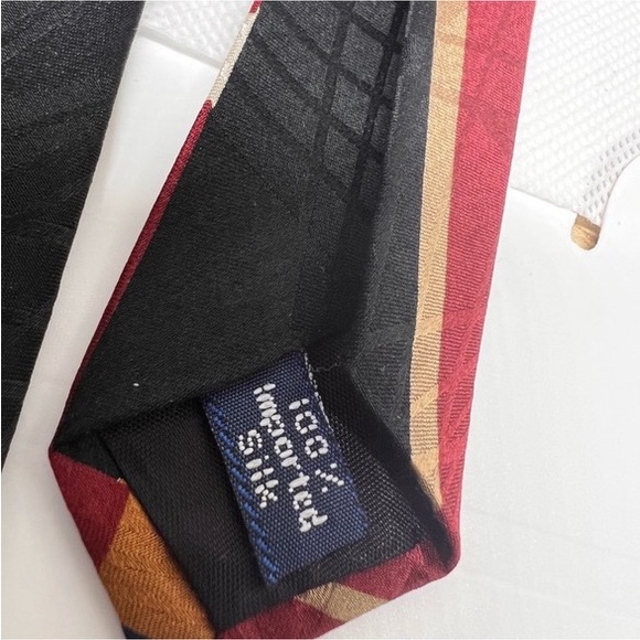 EUC Vintage Courreges Homme Linear Pattern Tie - Picture 8 of 8